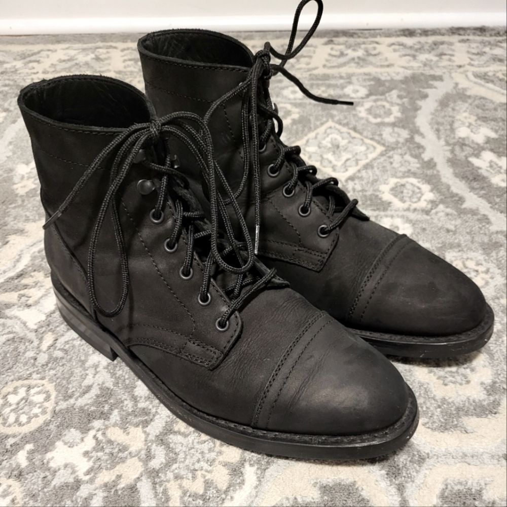 Mens Captain Thursday Boots in Matte Black